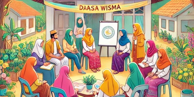 Jumlah Dasa Wisma di Tiap Kecamatan di Kabupaten Sidoarjo