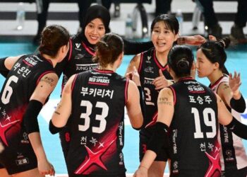 Hasil Liga Voli Putri Korea: Megawati Cuma 1 Poin, IBK Altos Geprek Red Sparks 25-13 Set Pertama