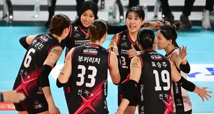 Hasil Liga Voli Putri Korea: Megawati Cuma 1 Poin, IBK Altos Geprek Red Sparks 25-13 Set Pertama