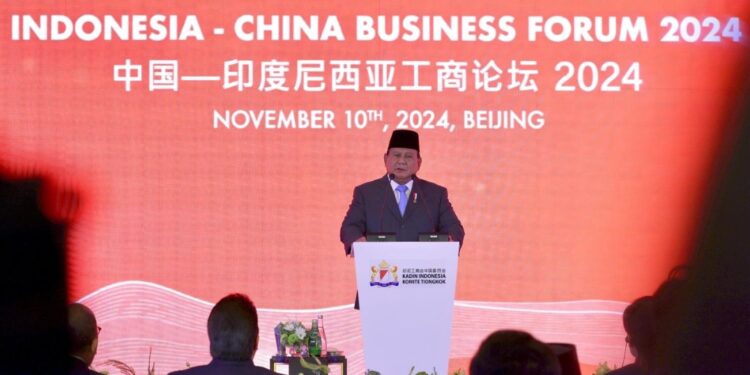 Presiden Prabowo Hadiri Pertemuan Bisnis dengan Sejumlah Pengusaha RRT