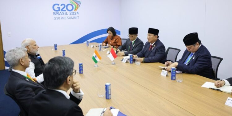 Presiden Prabowo dan PM Modi Bahas Kerja Sama Kesehatan hingga Perdagangan