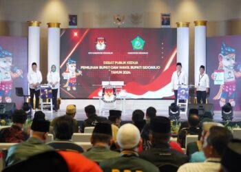 Debat Calon Bupati dan Wakil Bupati Sidoarjo Bahas Layanan Publik