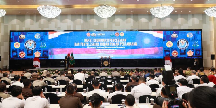 Buka Rakor Pencegahan dan Penyelesaian Tindak Pidana Pertanahan 2024, Menko Infra: Kita Tidak Tebang Pilih