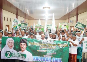 Takmir Masjid se-Jatim Deklarasi Gabung Gokil Gaspoll Menangkan Khofifah-Emil