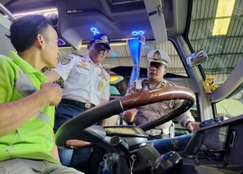 Dishub Sidoarjo dan Tim Gabungan Gelar Inspeksi Keselamatan Lalu Lintas dan Angkutan Jalan