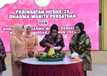 Solidkan Organisasi, Dharma Wanita Persatuan Kabupaten Sidoarjo Siap Capai Visi Indonesia Emas 2045