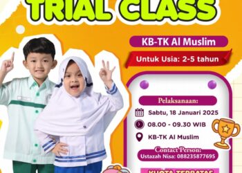 Trial Class Gratis di KB-TK Al Muslim: Kesempatan Emas untuk Si Kecil