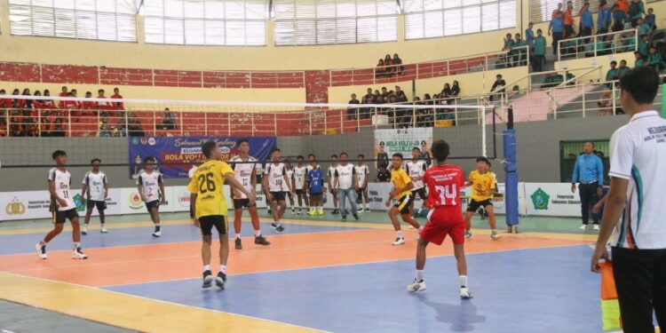 Sidoarjo Tuan Rumah Kejuaraan Provinsi Jatim Bola Voli Indoor U-15