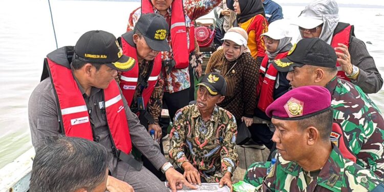 Laut Disertifikatkan, Plt. Bupati Sidoarjo H. Subandi Sidak HGB Laut di Desa Segoro Tambak, Kecamatan Sedati