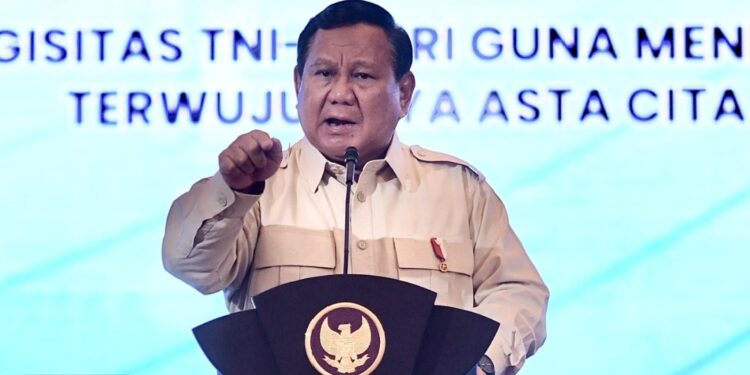 Rapim TNI-Polri Tahun 2025, Presiden Prabowo Tegaskan TNI-Polri Dedikasikan Diri untuk Bangsa dan Negara