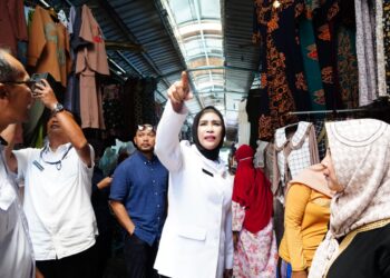 Wakil Bupati Sidoarjo Sidak Pasar Porong, Pastikan Ketersediaan Bahan Pokok Selama Ramadhan