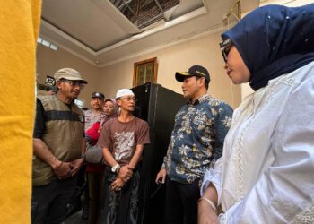 Bupati dan Wakil Bupati Sidoarjo Sidak Banjir serta Dampak Angin Kencang di Terminal 2 Juanda hingga Desa Cemandi