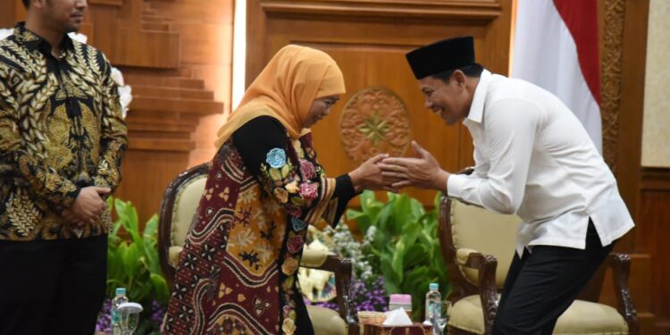 Bupati dan Wakil Bupati Sidoarjo Ikuti Halal bi Halal Dengan Gubernur dan Wakil Gubernur Jatim