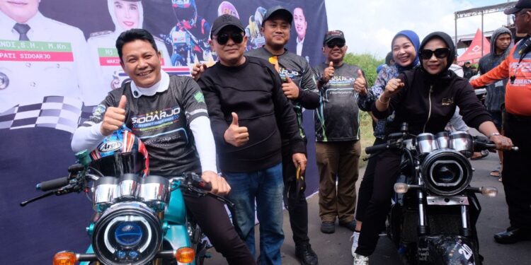 Bupati dan Wabup Sidoarjo Gelar Dragbike Street Race 2025, Berikan Wadah Pecinta Balap Motor di Sidoarjo