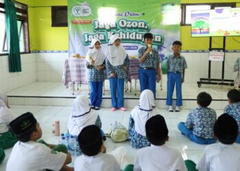 Jaga Ozon, SD Al Muslim Ajari Hidroponik ke Sekolah Imbas
