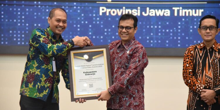 Pemkab Sidoarjo Raih GM-DTGI Award 2025, Masuk 10 Besar Nasional