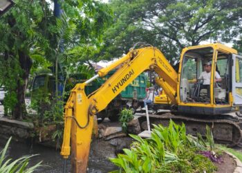 Rumah Pompa Siaga 24 Jam Atasi Banjir di Depan Lippo