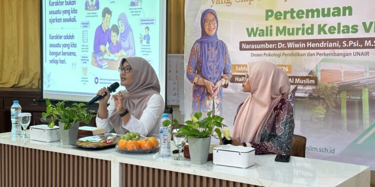 SD Al Muslim Sinergi dengan Orang Tua Bangun Karakter Anak yang Siap Hadapi Tantangan Abad 21
