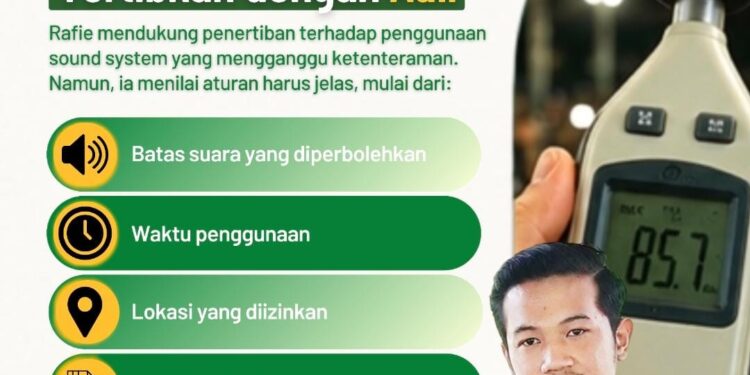 Sound Horeg Ramai Dipersoalkan, Kaji Rafi: Tertibkan, Jangan Matikan!